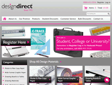 Tablet Screenshot of designdirectsupplies.com